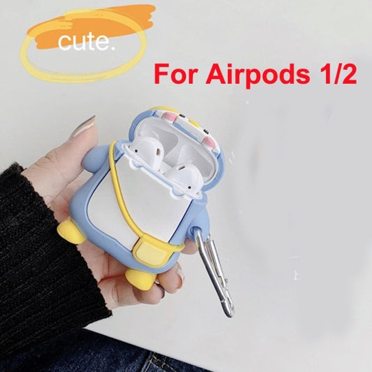 Kawaii Cartoon Penguin Airpods Case