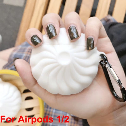 3D Cute Baozi Airpods Case