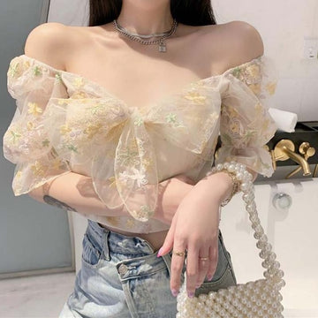 Kawaii French Floral Fairy Dress