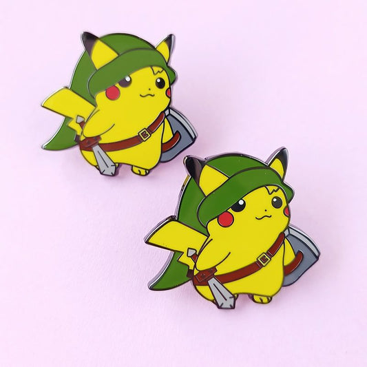 Kawaii Pikachu Cartoon Brooch