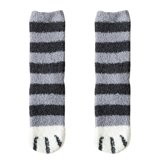 Cute Cat Paw Socks.