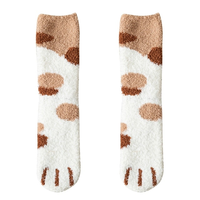 Cute Cat Paw Socks.