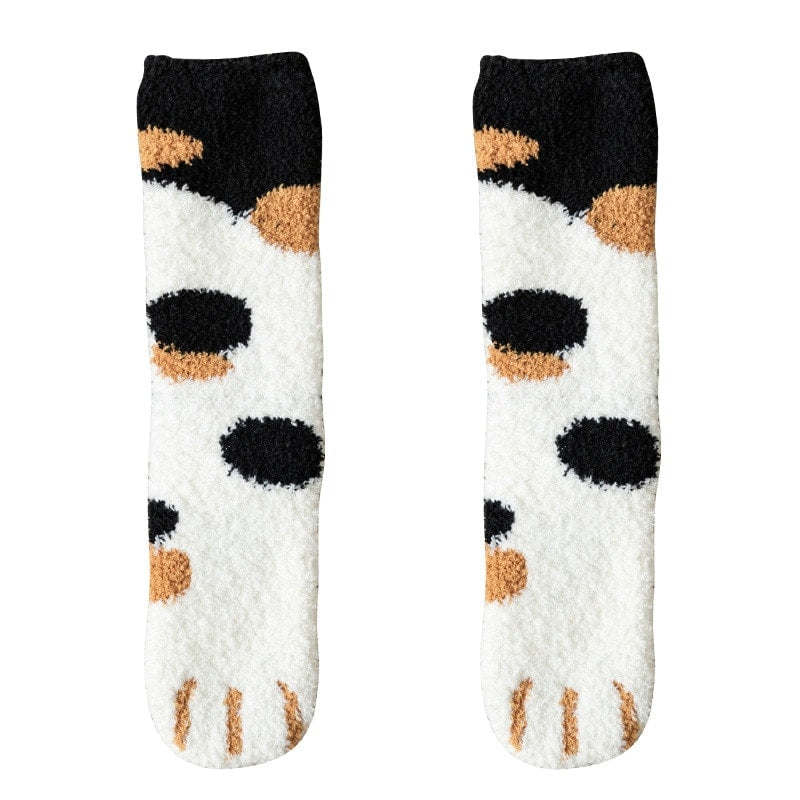 Cute Cat Paw Socks.