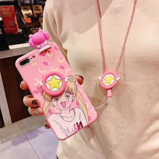 Pink Usagi Samsung Phone Case