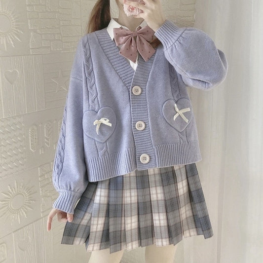 Kawaii Youth School Uniform Sweater