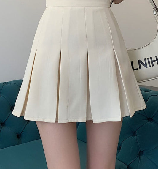 Korean Fashion Sexy Pleated Mini Short Skirt