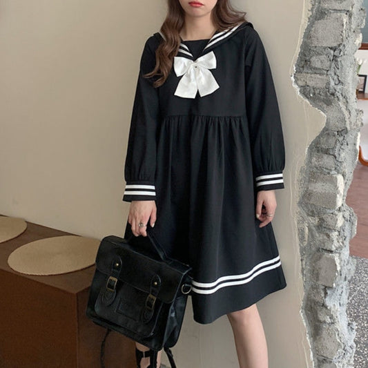 Cute Lolita Sailor Collar Dress