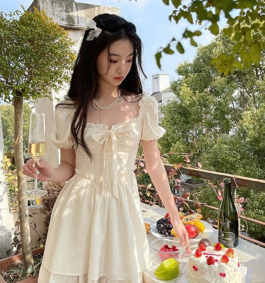 Vintage Elegant Fairycore Lolita Dress