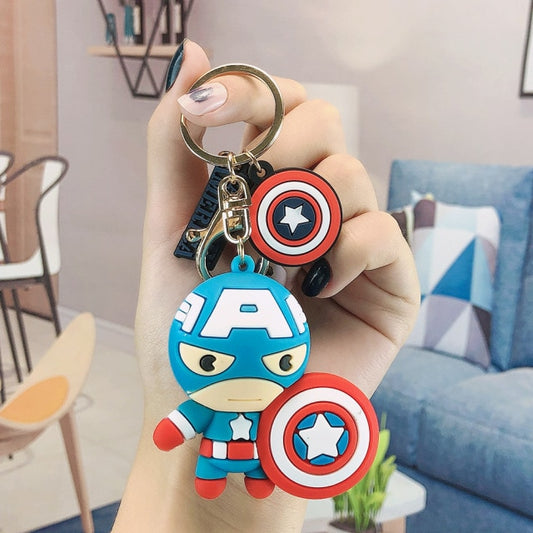 Cute Cartoon Super Hero Keychain