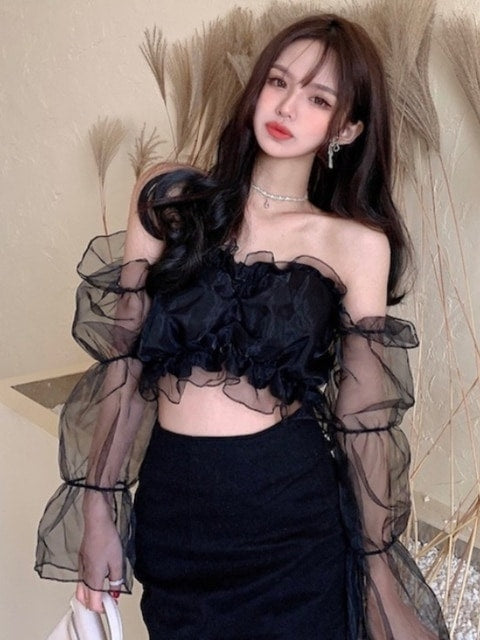 Kawaii Summer Sexy Off-Shoulder Blouses