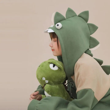Little Dinosaur Huge Pocket Hoodie