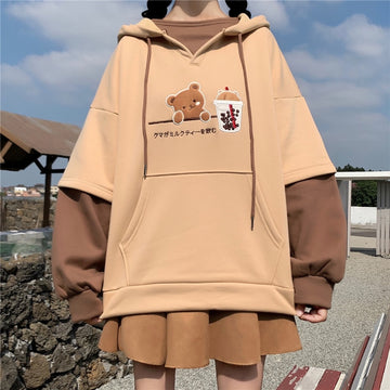 Harajuku Kawaii Bear Hoodies