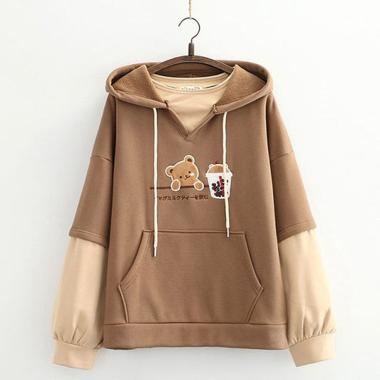 Harajuku Kawaii Bear Hoodies