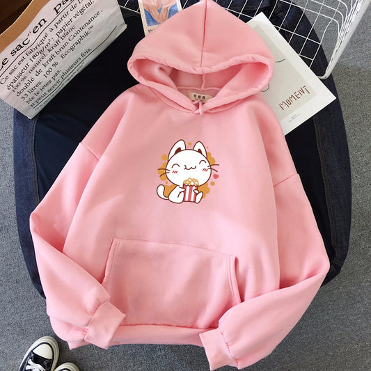 Cute Cat Harajuku Hoodie