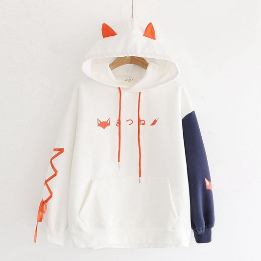 Harajuku Cute Fox Print Sweatshirts