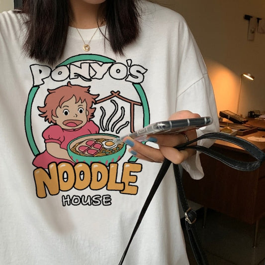 Harajuku Noodles Cat T-Shirt