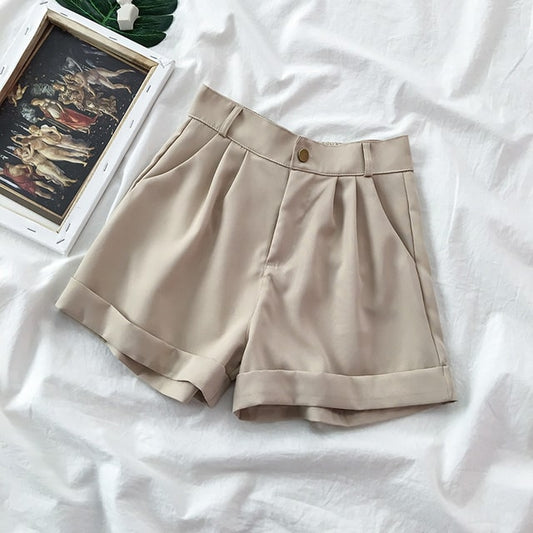 Japanese High-Waisted Shorts