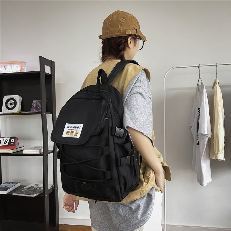 Harajuku Hip-hop Solid Color Backpack