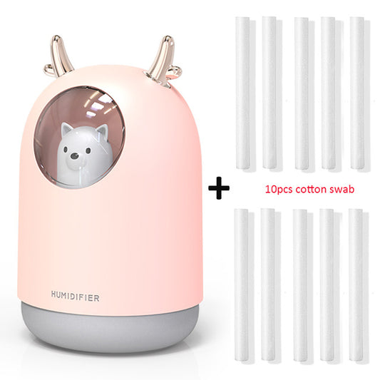 Kawaii Deer Wolf USB LED Humidifier