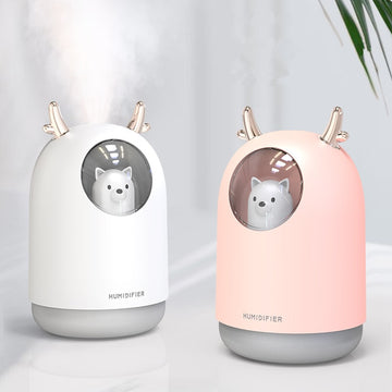 Kawaii Deer Wolf USB LED Humidifier