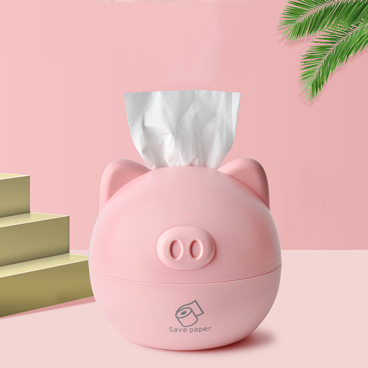 Kawaii Piggy Tissue Box