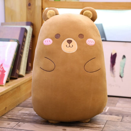 Squishy and Round Friendly Animals Plush Toys