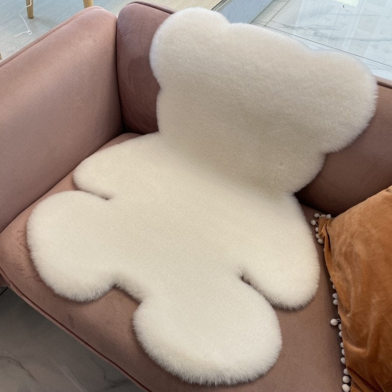 Kawaii Cartoon Bear Rug.