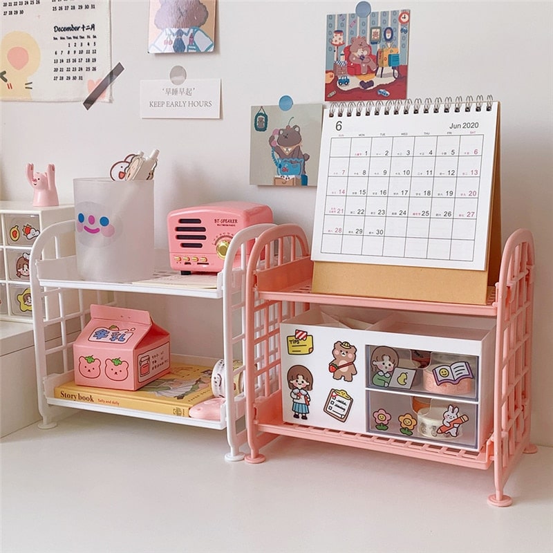 Kawaii Korean Mini Snack Storage Rack