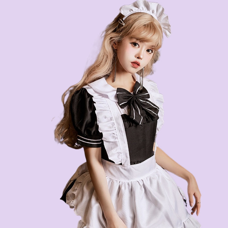 Review for Lolita bow maid dress suit YV43632