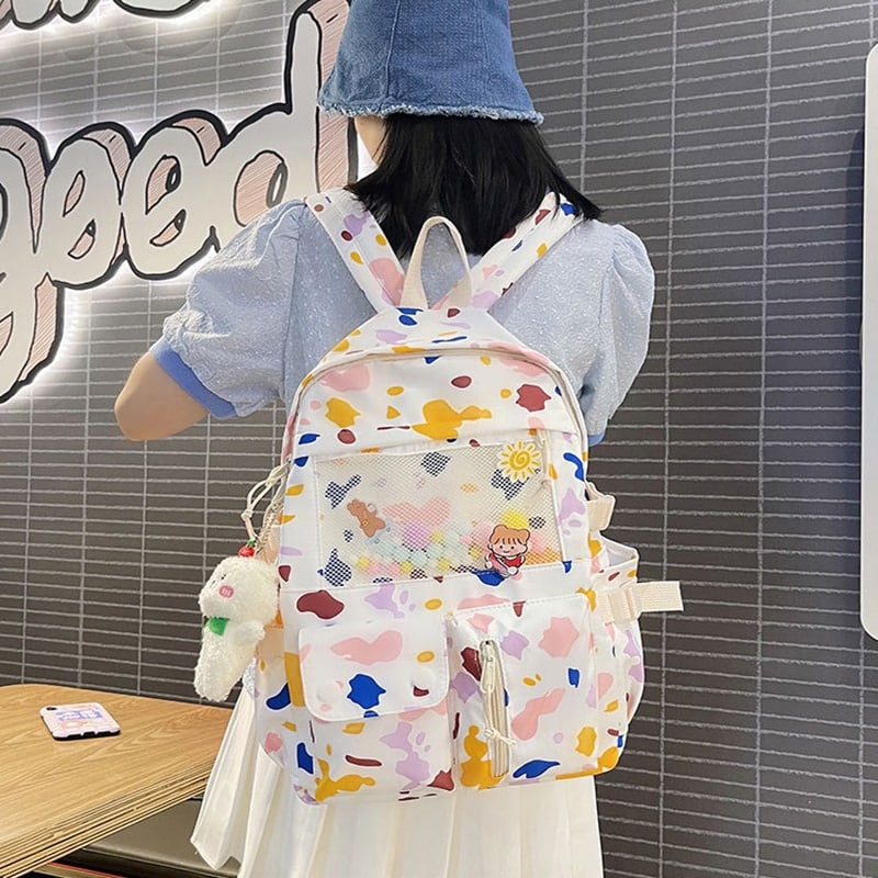 可爱卡通彩色背包