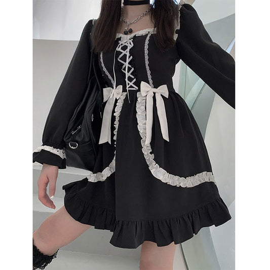 Japanese Black Lolita Dress