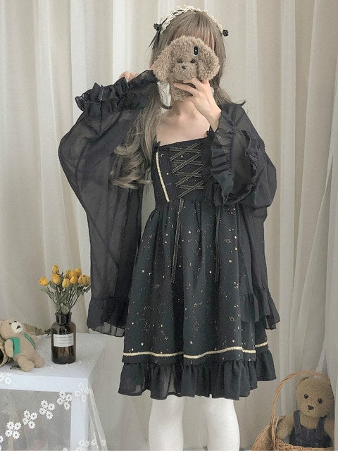 Lolita Slip Dress With Bowkont