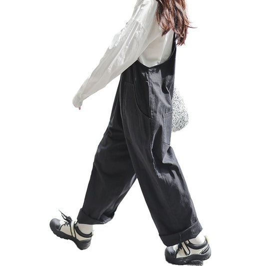 Japanese Loose Wide-leg overalls
