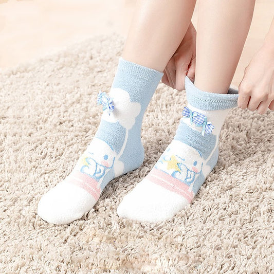 Kawaii 3D Cinnamoroll Candy Socks