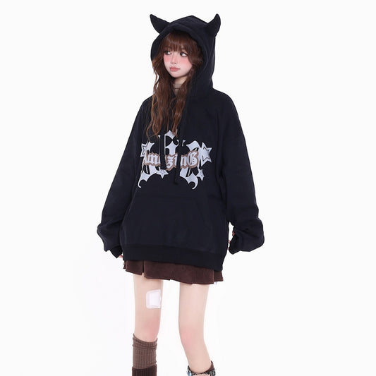 Kawaii American Style Cute Cartoon Hooded Sweatshirt