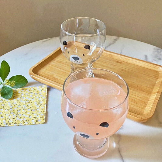 Kawaii Bear Coffee Glass Cup