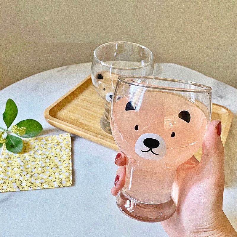 Kawaii Bear Coffee Glass Cup