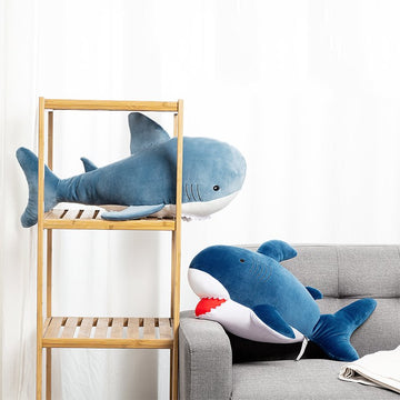 Kawaii Blue Shark Doll Plush Toy