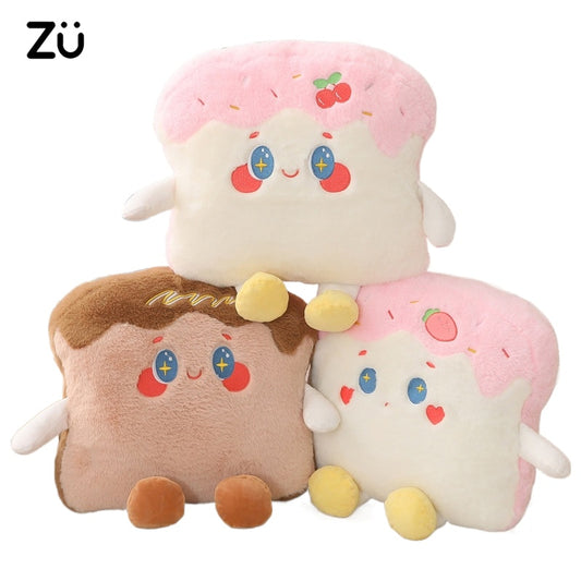 Kawaii Bread Plush Pillow Toy