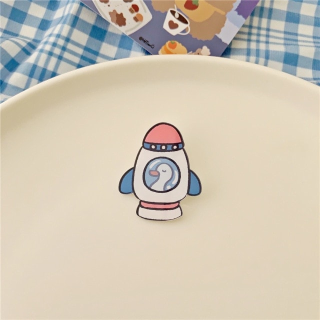 Kawaii Cartoons Animal Brooches.