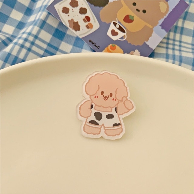 Kawaii Cartoons Animal Brooches.