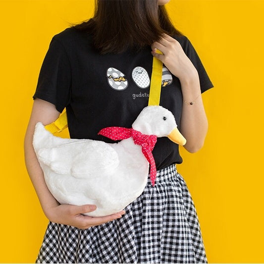 Kawaii Cartoon Duck Figure Shoulder Bag