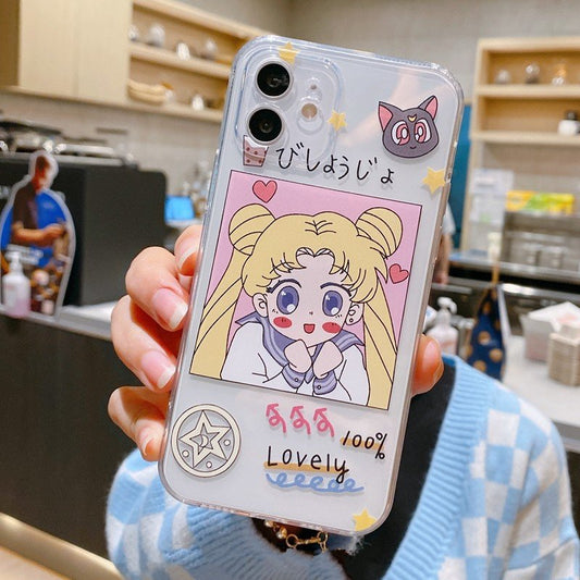 Kawaii Cartoon Sailor Moon iPhone Case