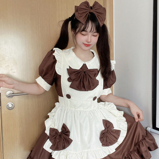 Kawaii Chocolate Lolita Maid Dress