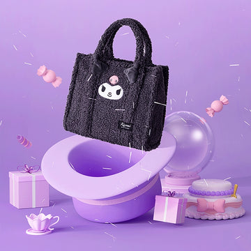 Kawaii Cinnamoroll Kuromi Plush Tote Bag