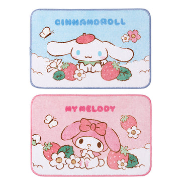 Kawaii Cinnamoroll My melody Embroidered Floor Mat