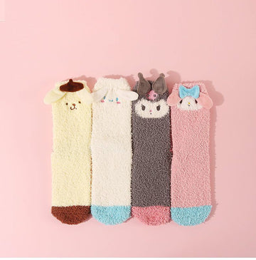 Kawaii Cute Cinnamoroll Floor Socks