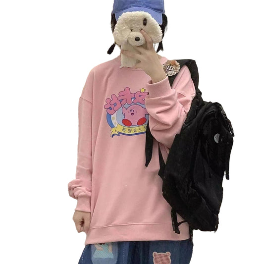 Kawaii Cute Cotton Kirby Hoodie