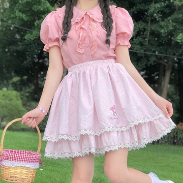 Kawaii Sweet Peter Pan Collar Lolita Shirt