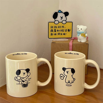 Kawaii Puppy Coffee Cups